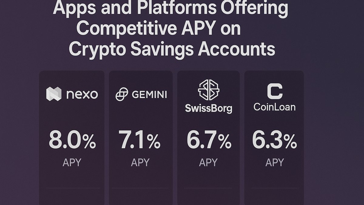 Crypto Savings Accounts