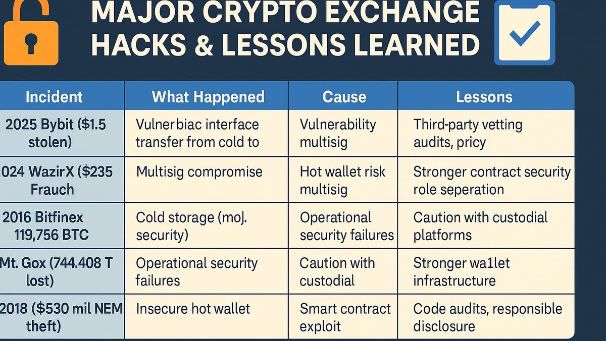 Exchange Hacks History