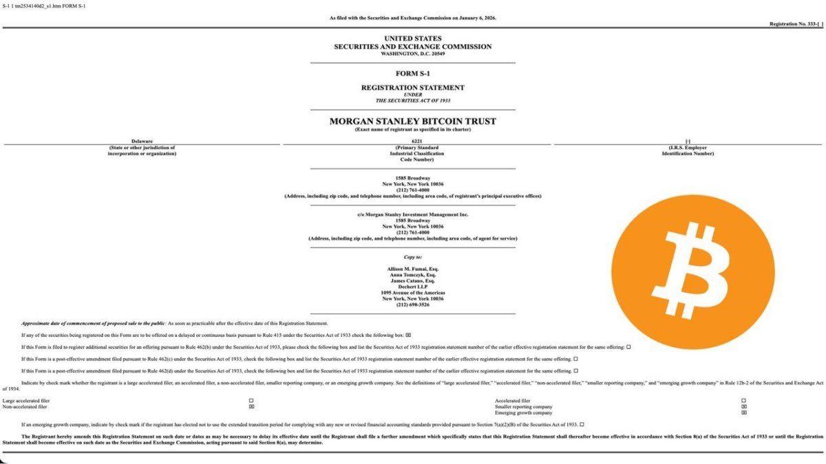 Morgan Stanley’s Bitcoin Filing Isn’t Just “Another ETF”: It’s a Distribution Power Play