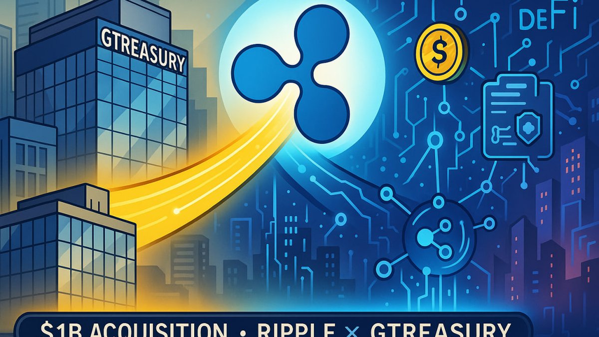 Ripple’s $1B GTreasury Acquisition: A Bold Bridge Between Corporate Treasury and Crypto Rails