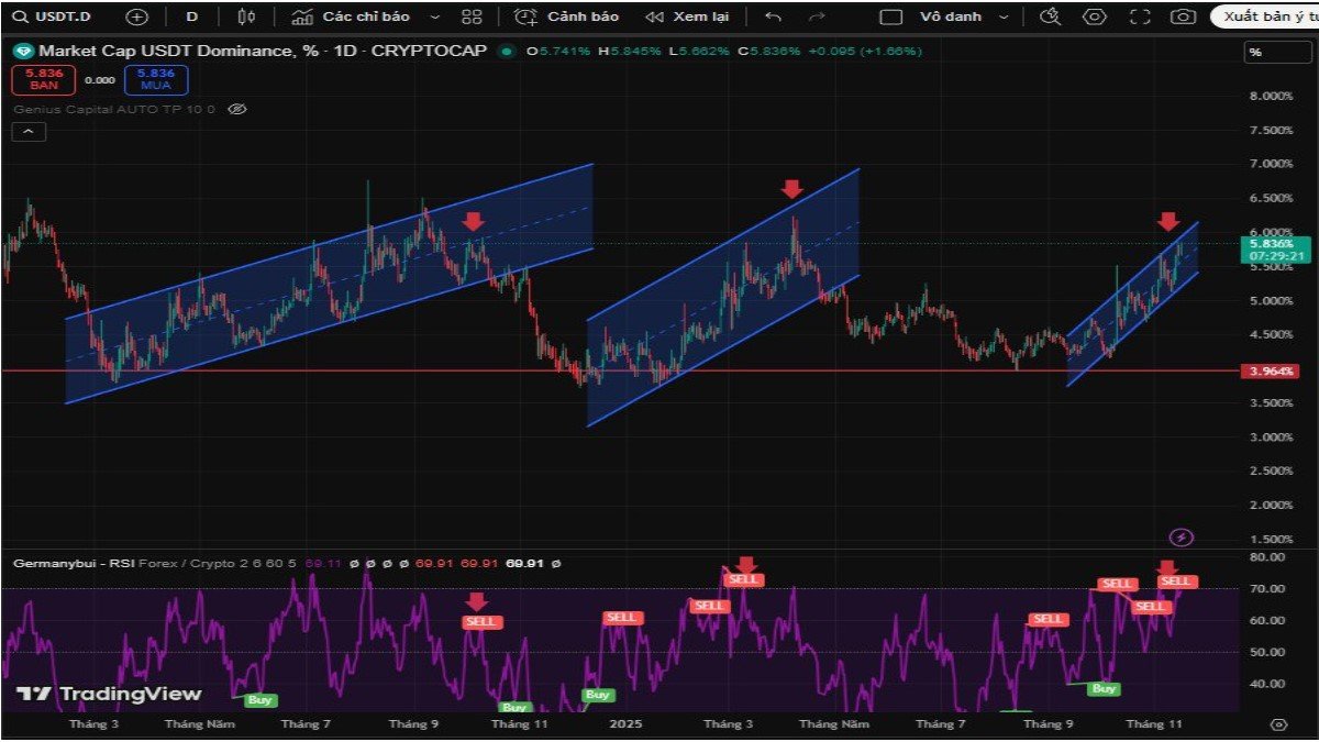 USDT Dominance Is Flashing a Bottom Signal: Reading the Last Relief Wave for Bitcoin and Altcoins